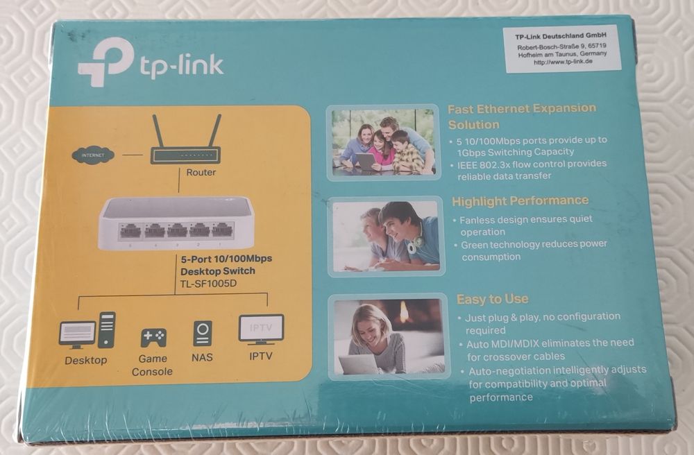 TP-Link Switch with 5 Ports437397161331937282