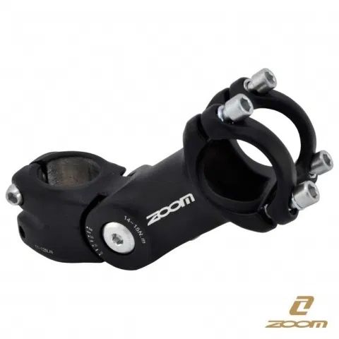 Wspornik kierownicy regulowany ZOOM TDS-C268FOV Aluminiowy czarny