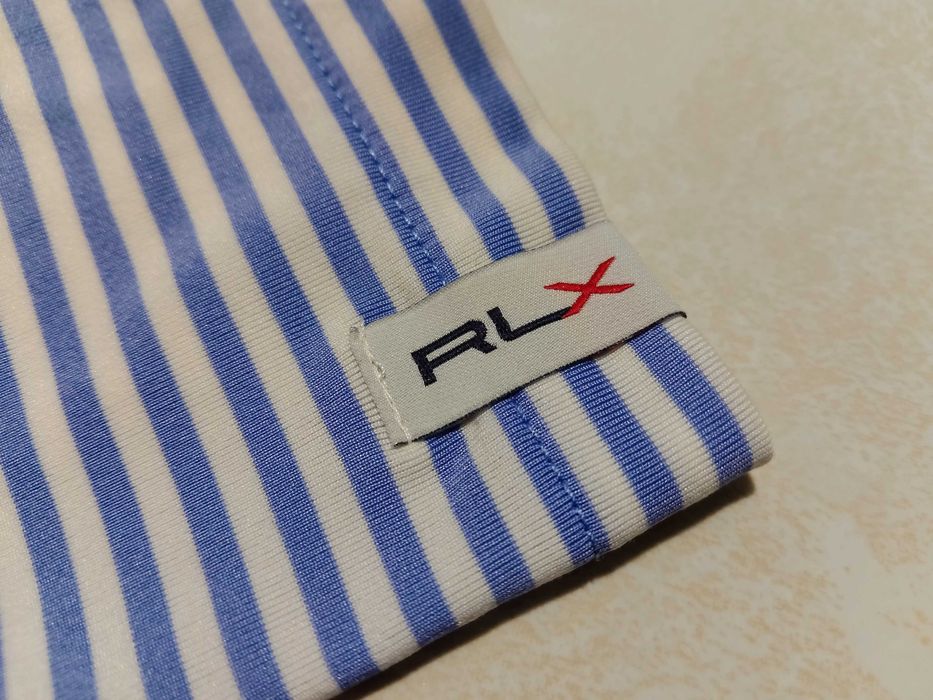 RALPH LAUREN RLX USA - NOWA! z LOGO Koszulka Polo Męska rozmiar XL