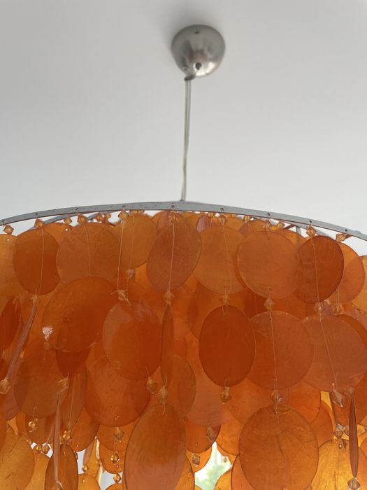 Candeeiro laranja Gato Preto