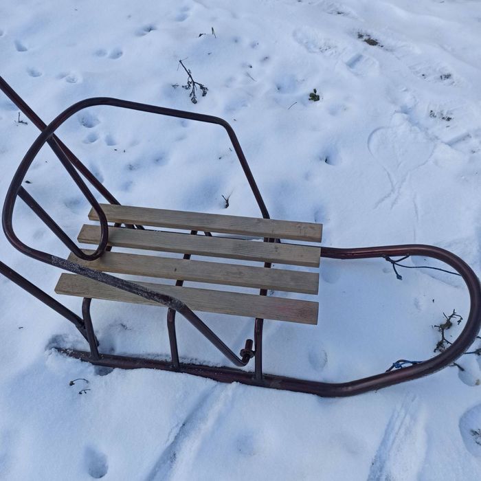 Санки дитячі з ручкою спереду