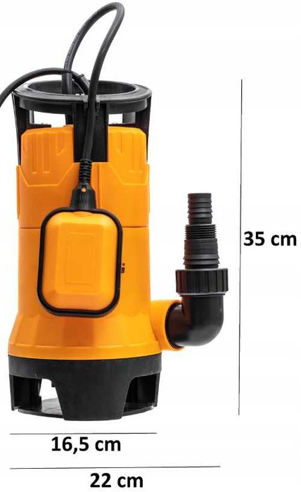 POMPA DO WODY Brudnej Czystej Szamba Ścieków 12500l/h Eco (GRATIS)