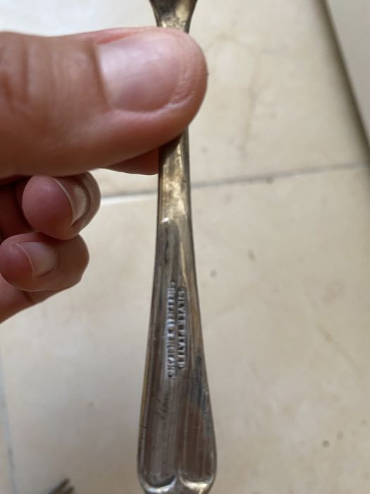 Talheres antigos banhados prata