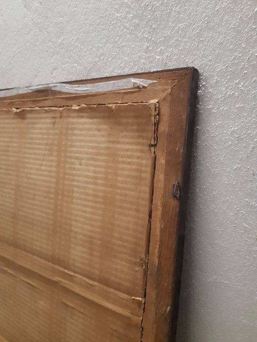 Rama stara drewniana, lustro, vintage