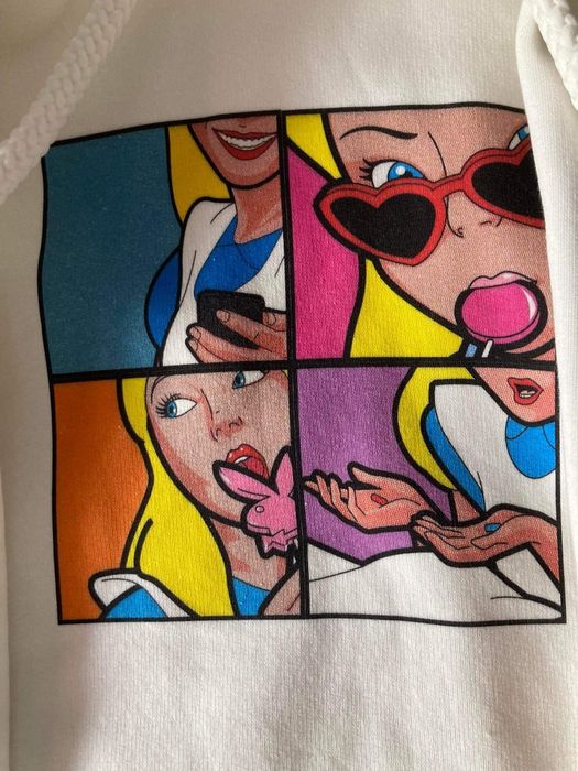 Bluza dresowa biała