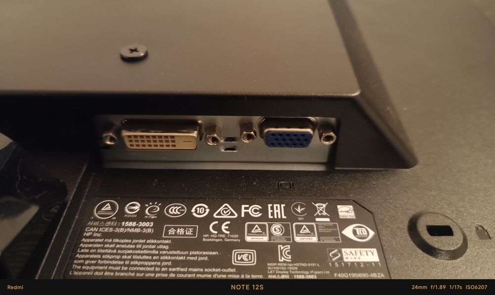 Monitor HP 20kd 20” LED – Full HD 1600x900 | HDMI + VGA | Design E