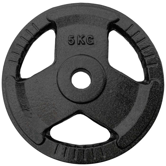 Obciążenie żeliwne 4x5kg talerz 28mm zestaw 20kg