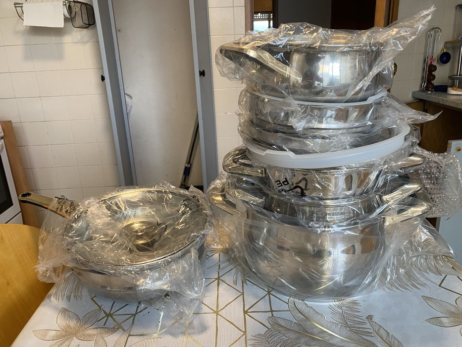 Conjunto Panelas e frigideira, especial para vitroceramica