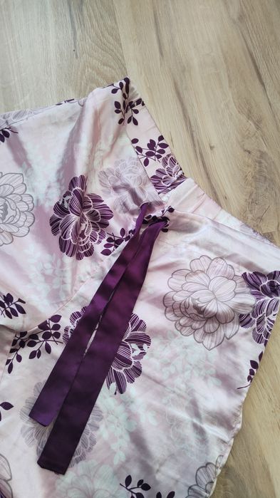 Spodnie od piżamy 36 S różowe eleganckie śliczne