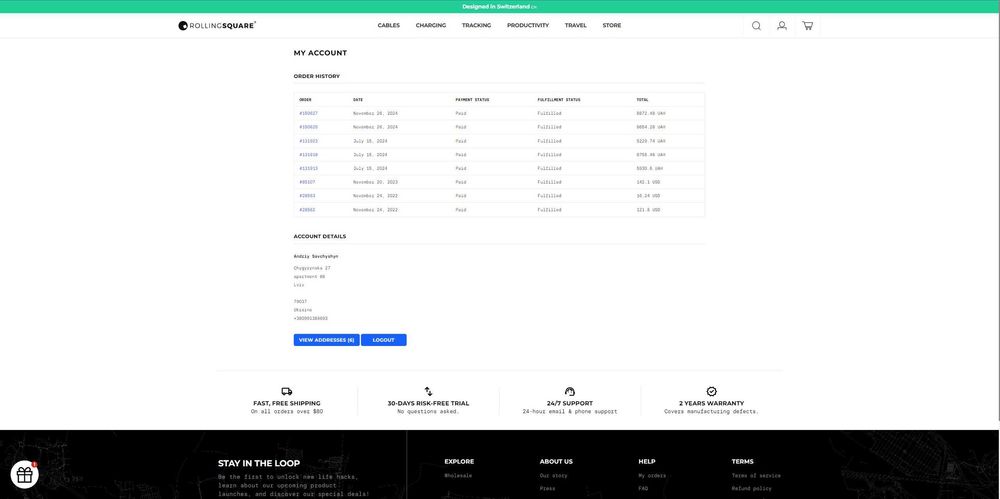 InCharge X, XL 30см. Універсальний кабель Type C, Lightning, Micro USB