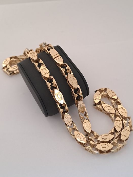 Złoty łańcuszek splot  CARTIER 585 Nowy 385 zł/g!