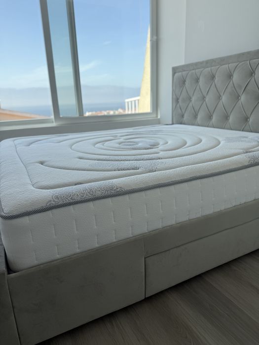 Cama de Casal + Colchão PREMIUM