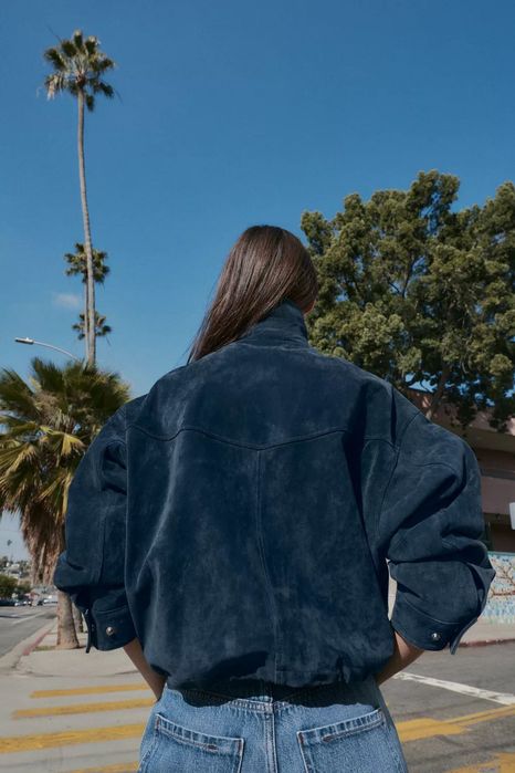 Куртка - бомбер зі 100% шкіри Zara