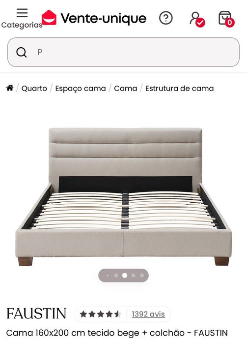 Mobília de quarto - cama
