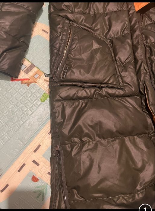 Пуховик 44-46 довгий зима , осінь