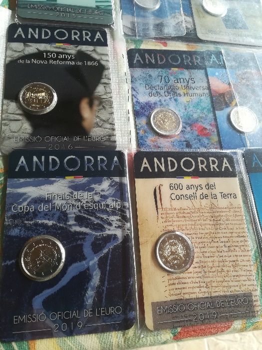 Moedas 2 Euros Andorra