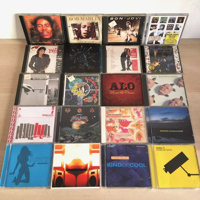 CDs de música - 1€, 2€ e 3€