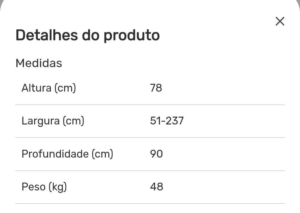 Mesa extensível