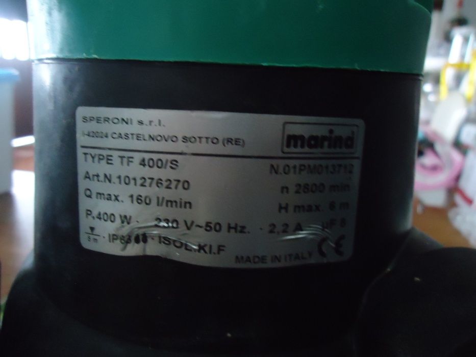 Bomba de água marine