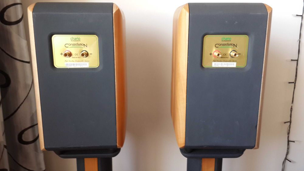 Колонки Chario Constellation Lynx + стійки  , дизайн Sonus Faber