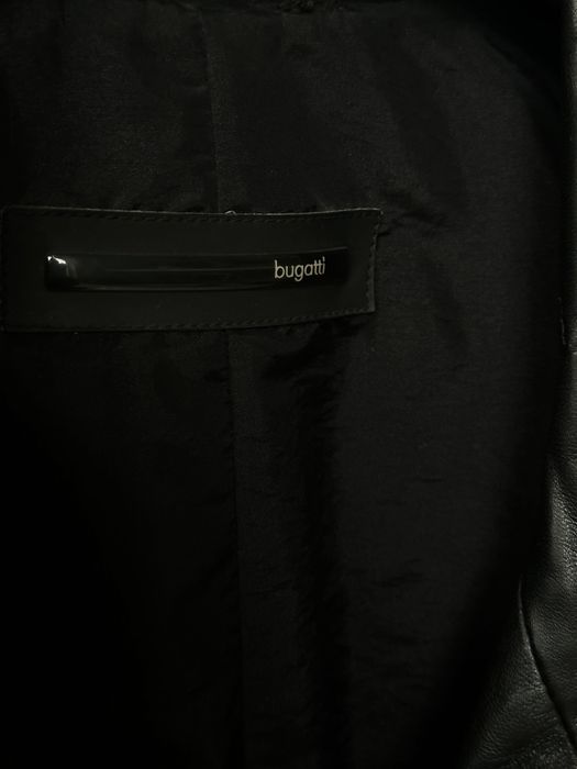 Kurtka skórzana bugatti czarna xl xxl
