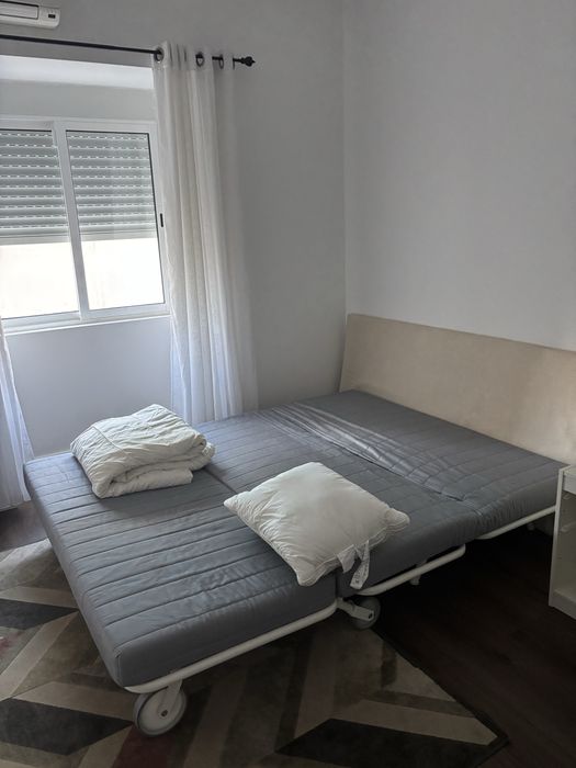 Sofá-Cama e Cabeceira