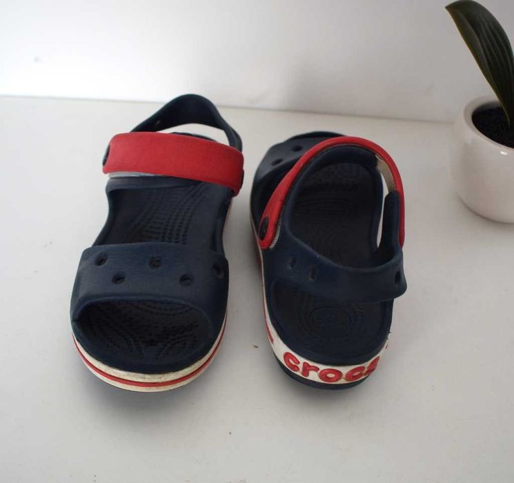 crocs granatowe sandały buty c13 30 - 31