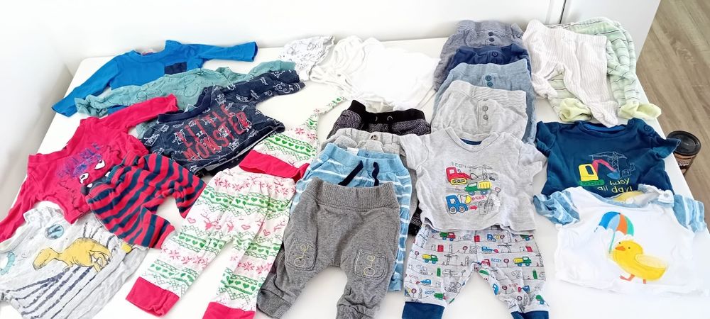 Lote/conjunto roupa bebé recém nascido - 0-3 meses - 84 peças