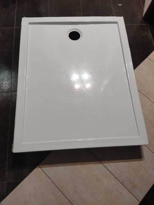 Brodzik + szyba hartowana