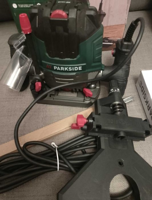 Frezarka górnowrzecionowa Parkside POF 1200 , nowa, dodatki, gwarancja