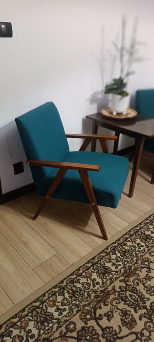 Fotele PRL jak nowe orginal tapicerka Nie wymagają renowacji