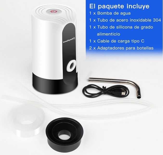 Dispensador de Agua Garrafão de 5 a 20L, Bomba de Agua Eletrica