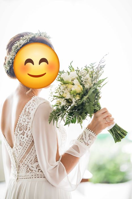 Suknia ślubna boho Anna Sposa Maryam + dodatki gratis