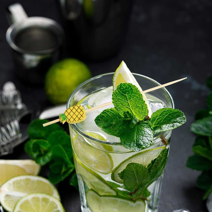 Ozdobne wykałaczki bambusowe 100 szt ananas