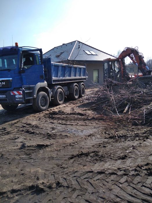 transport wywrotka wywóz gruzu ziemi 20 ton usługi transportowe