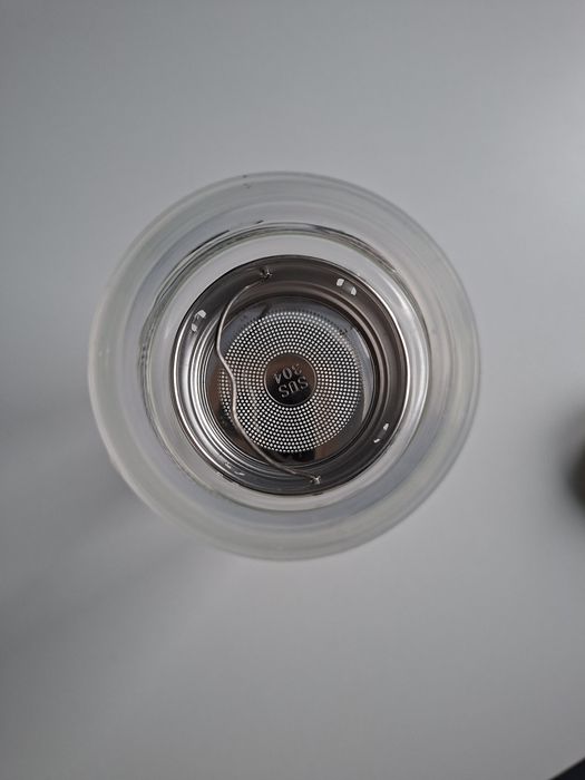 Butelka termiczna z bambusowym zamknieciem i krótkim stalowym filtrem Altom Design, 400ml