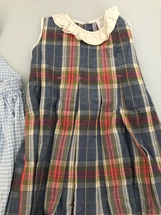 Vestidos Mãe Galinha - Ovo Estrelado - 6 meses