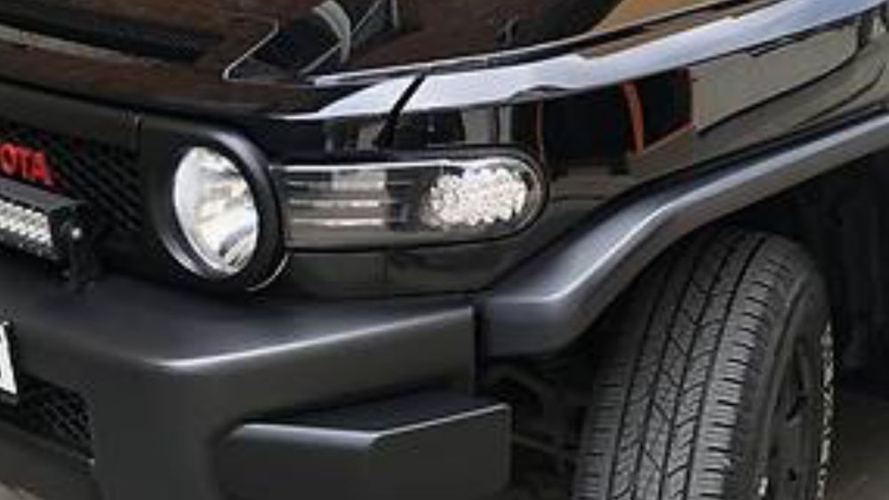 Поворотники передние диодные черные: Toyota FJ Cruiser 04-19