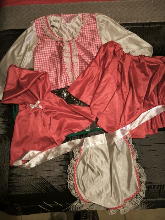 Disfarce de carnaval Capuchinho vermelho para menina 3/4 anos