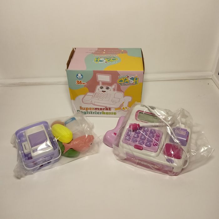 Zabawka kasa fiskalna z akcesoriami