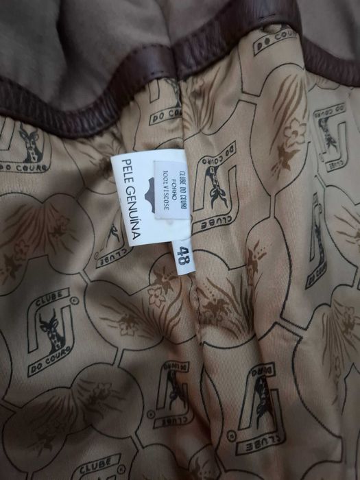 Parka nova de camurça Clube do Couro 48 - SALDO