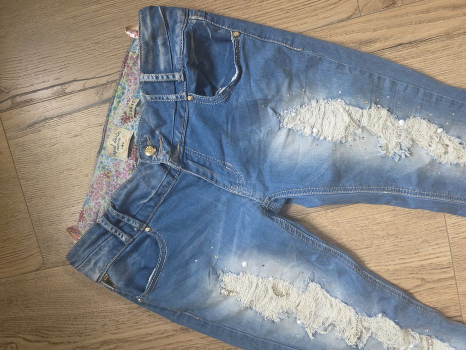 Spodnie jeans denim rozmiar M/l