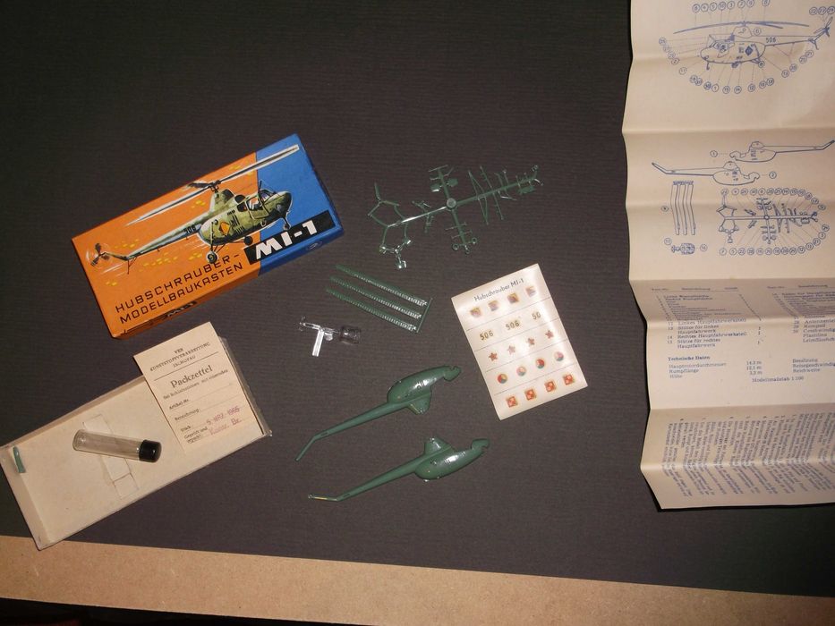 MI - 1, VEB Plasticart, 1:100 scale, 1965!