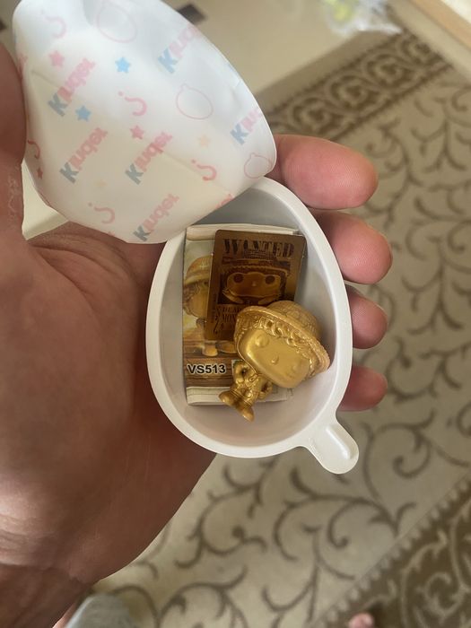 One Piece kinder joy Monkey D - Luffy Gold