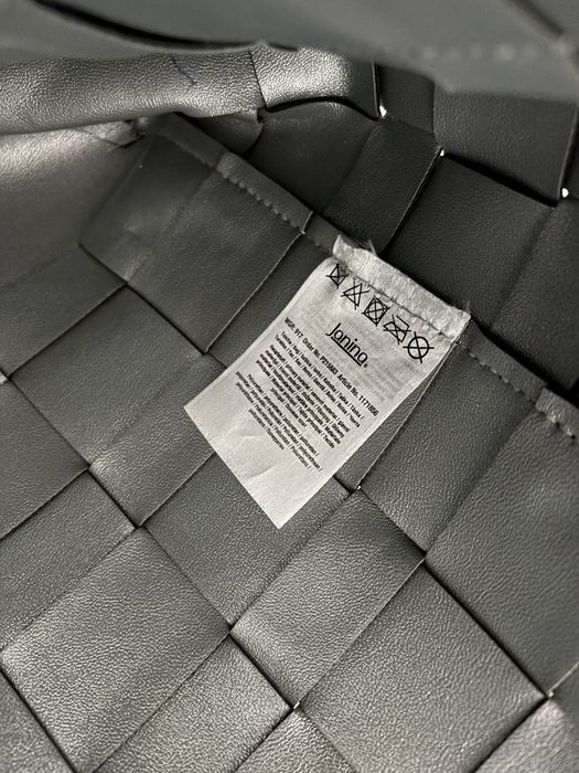 Czarna torebka torba worek hobo shopper zakupowa na zakupy duża