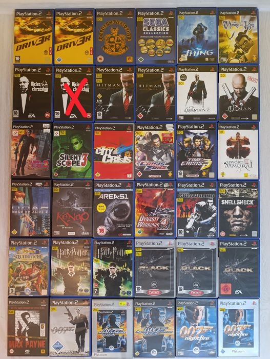 Kolekcja gier na PS2 * Nr. 6/9 * Sprawdź * 313 Pozycji * wysyłka gry *
