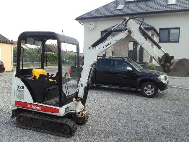 Minikoparka usługa wiercenie otworów/wiertnica