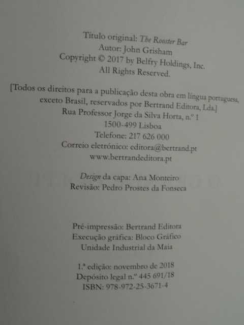 O Grande Golpe de John Grisham - 1ª Edição