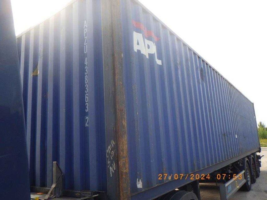 Kontener 40'DV, używany, sprawny, 12 metrów.