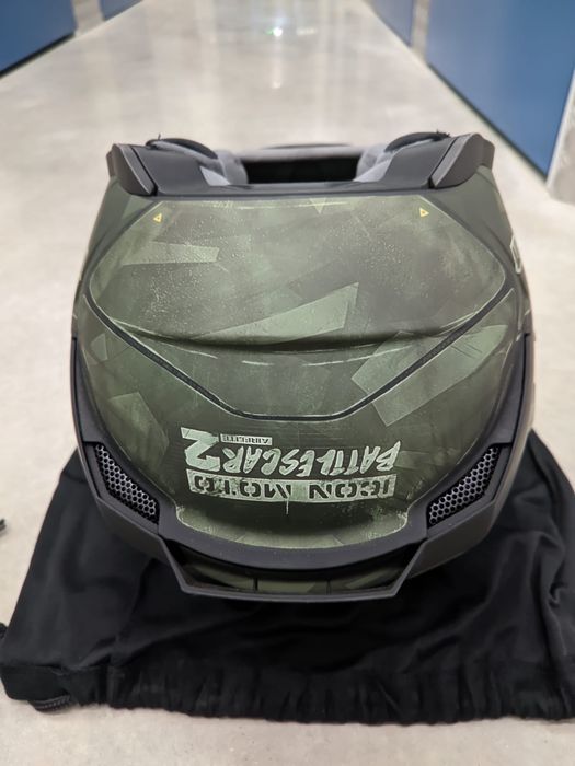 Capacete mota  Icon BATTLESCAR 2 Airflite GREEN – Tamanho S